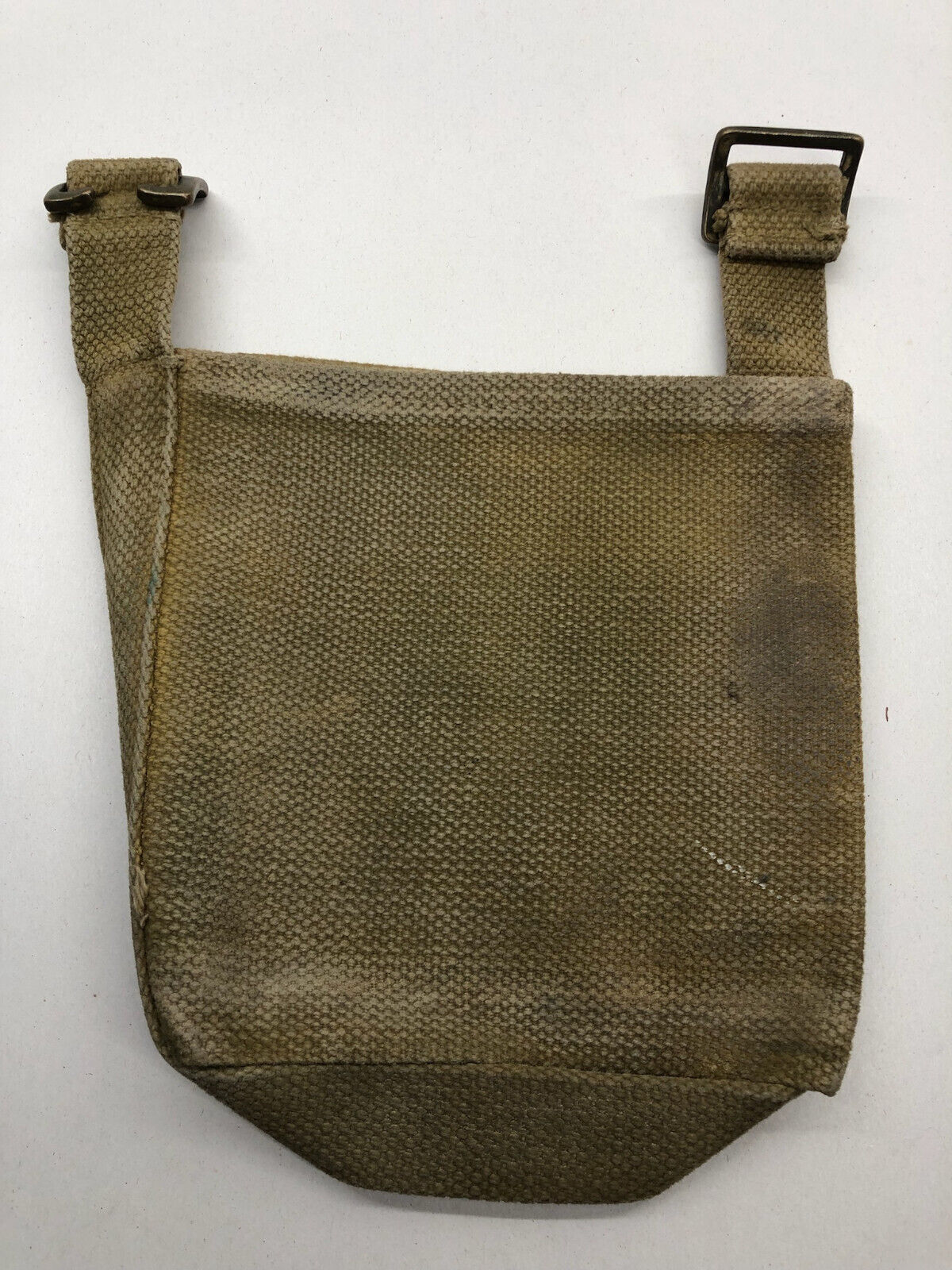 WW2 British Army 37 Pattern Webbing Water Bottle Carrier Harness - 1940 Dated - The Militaria Shop