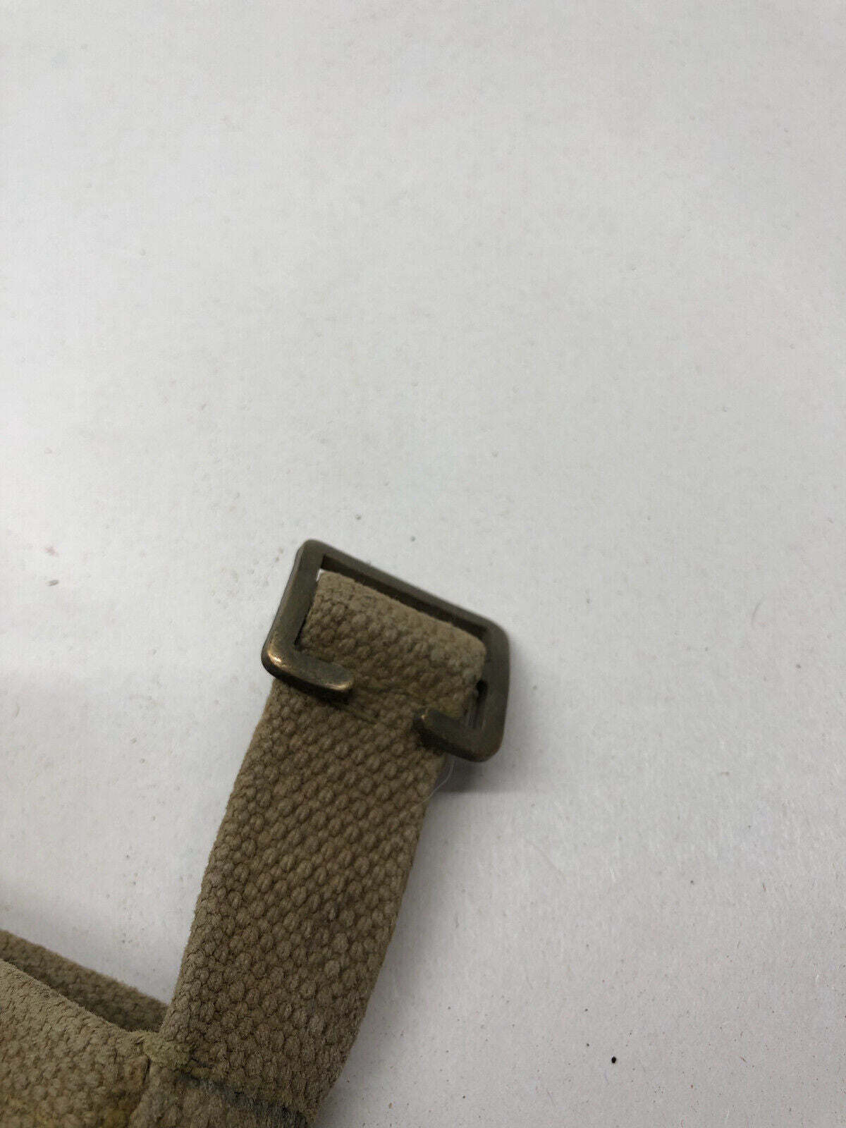 WW2 British Army 37 Pattern Webbing Water Bottle Carrier Harness - 1942 Dated - The Militaria Shop