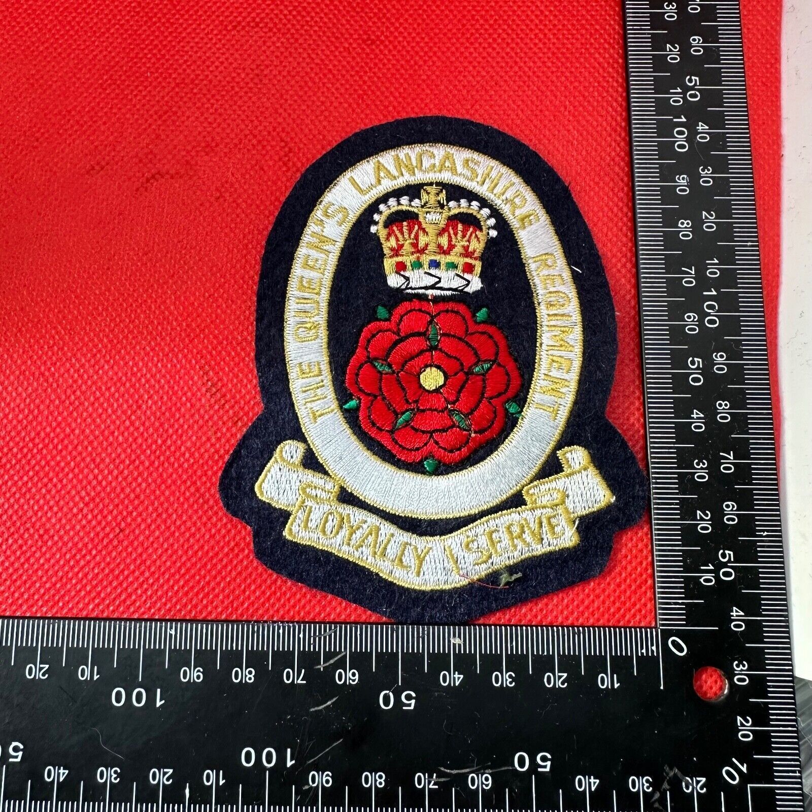 British Army The Queen's Royal Hussars Regiment Embroidered Blazer Badge - The Militaria Shop