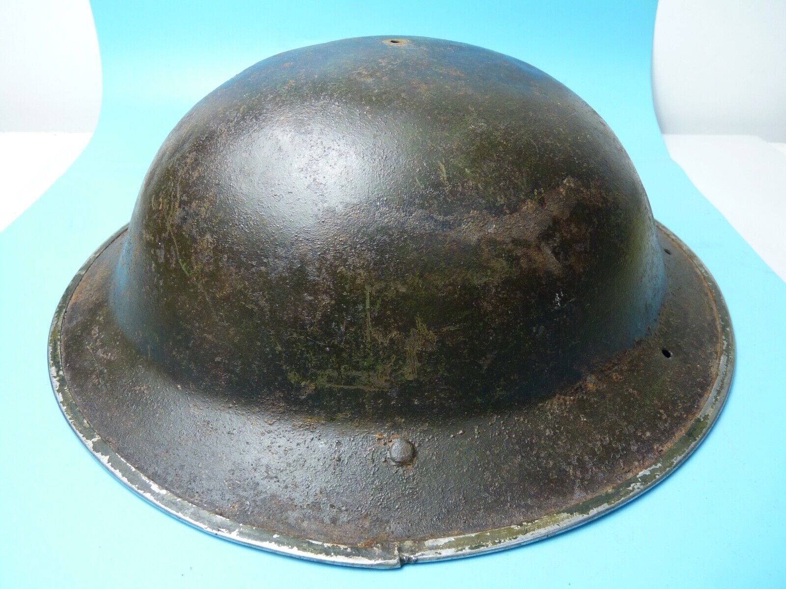 Original WW2 South African Army Mk2 Brodie Helmet - British Style Combat Helmet - The Militaria Shop