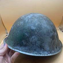 Load image into Gallery viewer, Original WW2 Onwards (1945-1952) British Army Mk4 Turtle Helmet - The Militaria Shop