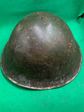 Load image into Gallery viewer, Original WW2 Canadian / British Army Mk3 Turtle Helmet - Div Sign - The Militaria Shop