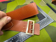 Load image into Gallery viewer, British Army Issue Soldier's Bed Roll Carrying Strap. 1980 Dated and WD Mar - The Militaria Shop