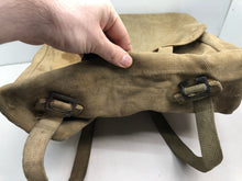 Load image into Gallery viewer, Original British Army WW2 37 Pattern Soldiers Large Pack & Straps - 1940 Dat - The Militaria Shop