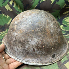 Load image into Gallery viewer, Original WW2 British / Canadian Army Mk3 Turtle Helmet - The Militaria Shop