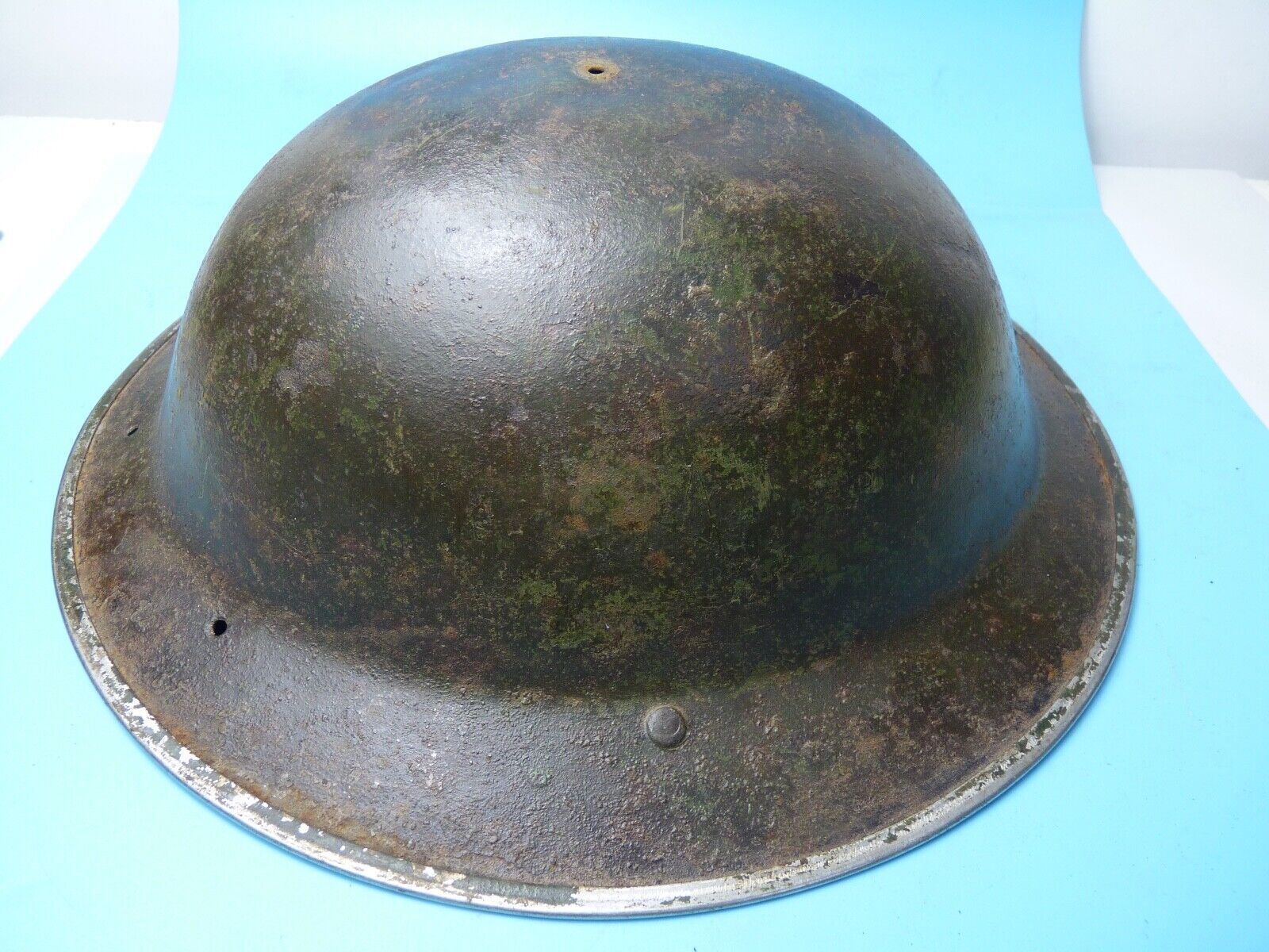 Original WW2 South African Army Mk2 Brodie Helmet - British Style Combat Helmet - The Militaria Shop