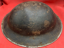 Load image into Gallery viewer, Original WW2 Combat Helmet - British / South African Army Mk2 Brodie Helmet - The Militaria Shop