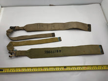 Charger l'image dans la galerie, Original WW2 British Army 37 Pattern Canvass L Straps Set - The Militaria Shop