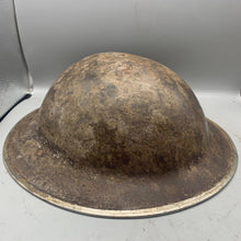 Load image into Gallery viewer, Original WW2 South African Army Mk2 Brodie Helmet - British Style Combat Helmet - The Militaria Shop