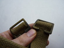 Load image into Gallery viewer, Original WW2 1942 Dated British Army 37 Pattern Water Bottle Carrier Harness - The Militaria Shop