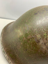 Load image into Gallery viewer, Geunine British / Canadian Army Mk3 WW2 Combat Helmet - Uncleaned Original - The Militaria Shop