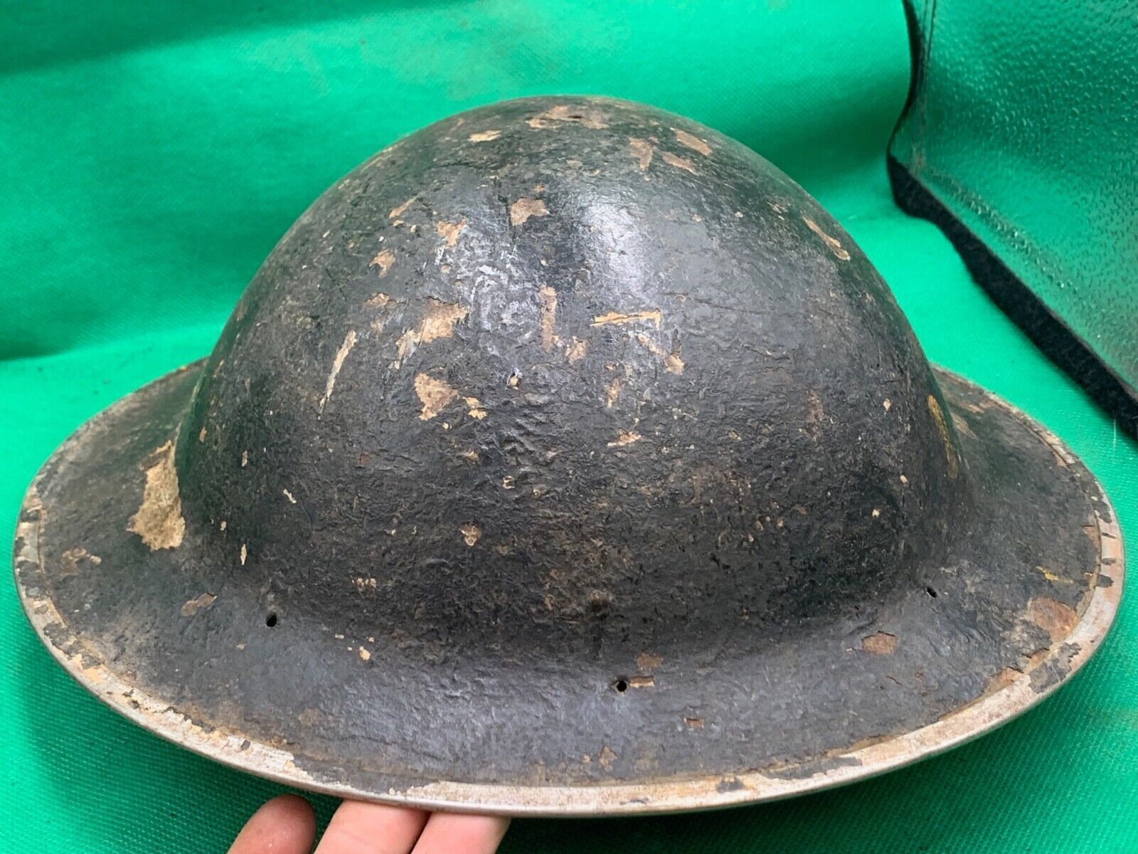 British Army Mk2 Brodie Helmet - Original WW2 - South African Manufactured - The Militaria Shop