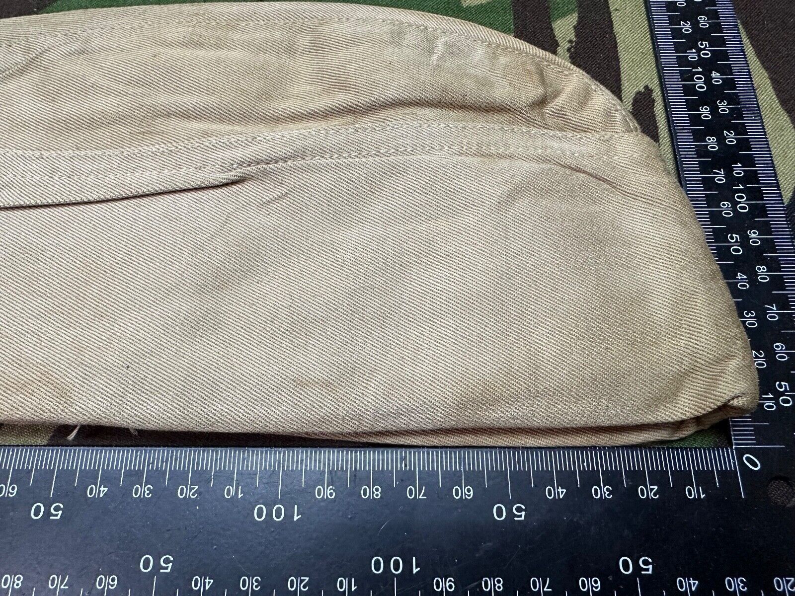 Original WW2 US Army Garrison Side Cap Hat - Old Stock - Combat Servicable - The Militaria Shop