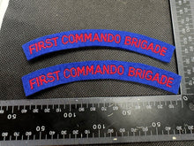 Load image into Gallery viewer, First Commando Brigade British Army Shoulder Titles - Nice Reproduction - The Militaria Shop