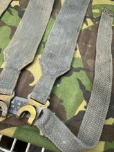Load image into Gallery viewer, Original British Royal Air Force RAF Blue L Strap Pair - WW2 37 Pattern - The Militaria Shop