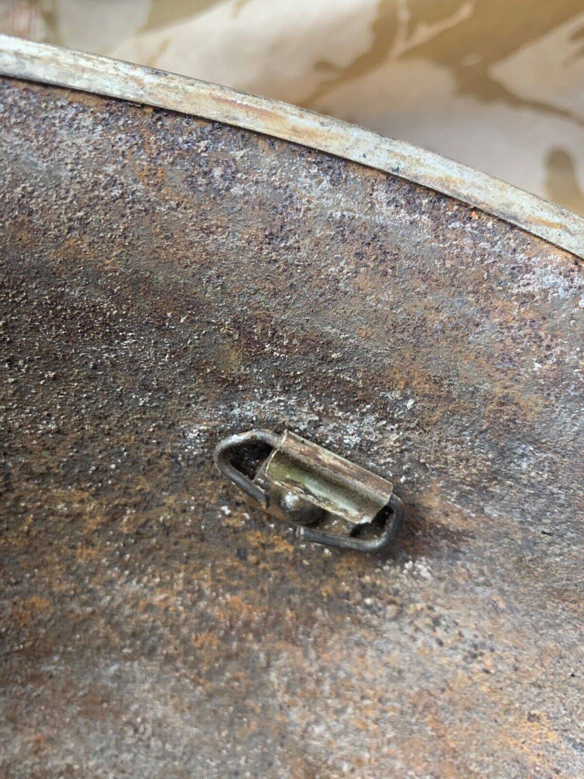 WW2 Mk3 High Rivet Turtle - British / Canadian Army Helmet - Nice Original - The Militaria Shop