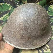 Load image into Gallery viewer, Original WW2 British / Canadian Army Mk3 Turtle Helmet - The Militaria Shop