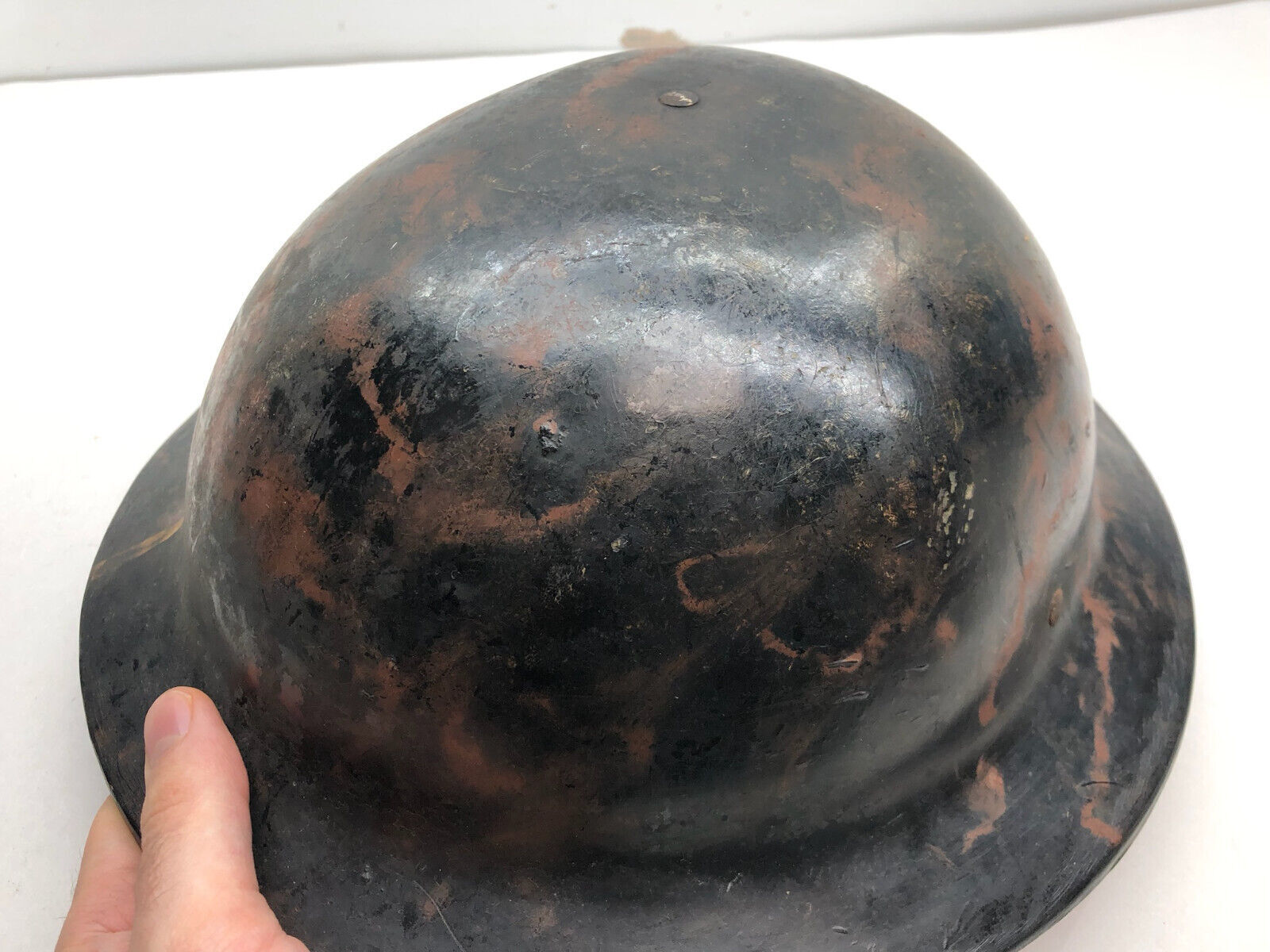 Original WW2 British Home Front Civillian / Private Purchase Helmet - Complete! - The Militaria Shop