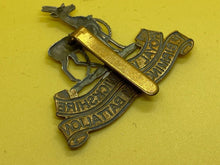 Load image into Gallery viewer, Original WW1 British Army Royal Warwickshire 1st Birmingham Battalion Cap Badge - The Militaria Shop