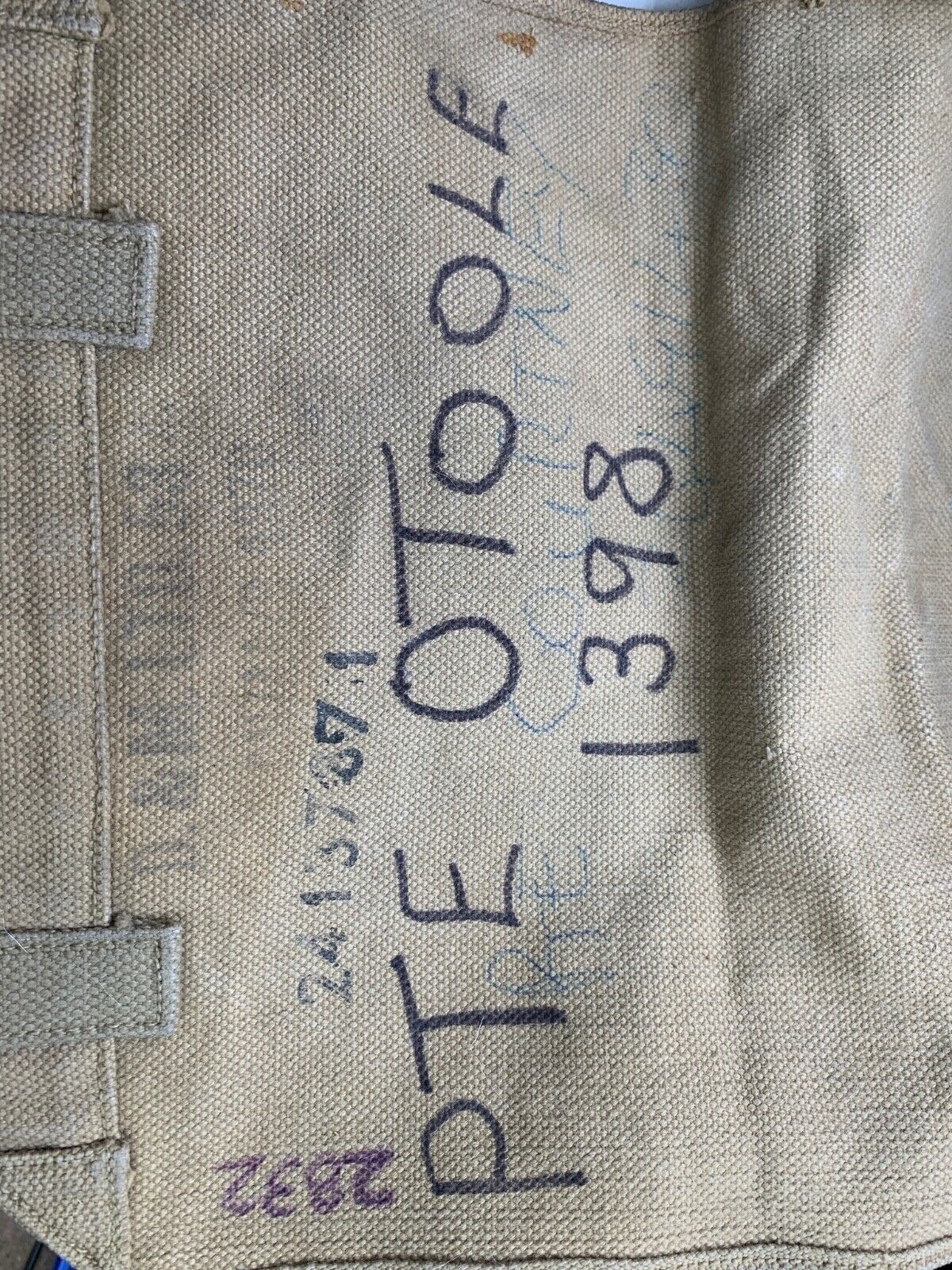 Original British Army 37 Pattern Large Pack - WW2 Pattern - Used Condition - The Militaria Shop