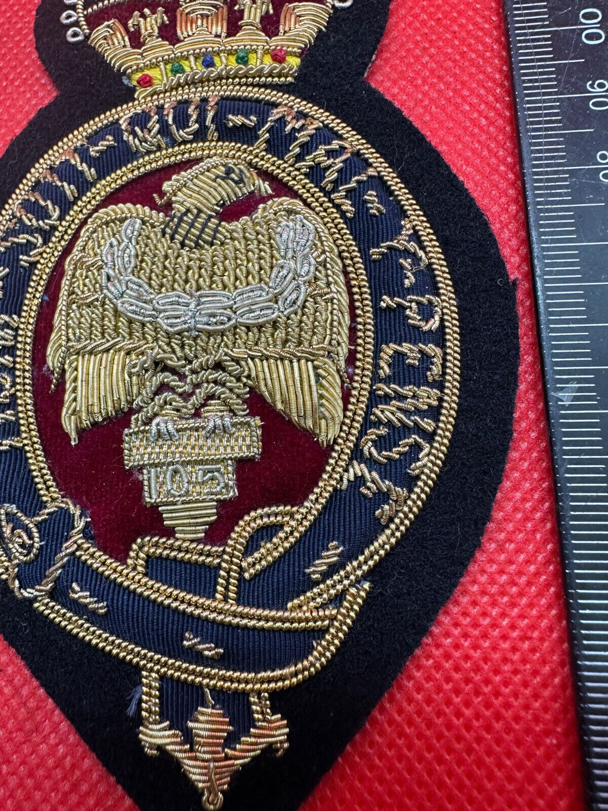 British Army Bullion Embroidered Blazer Badge - The Blues & Royals - The Militaria Shop