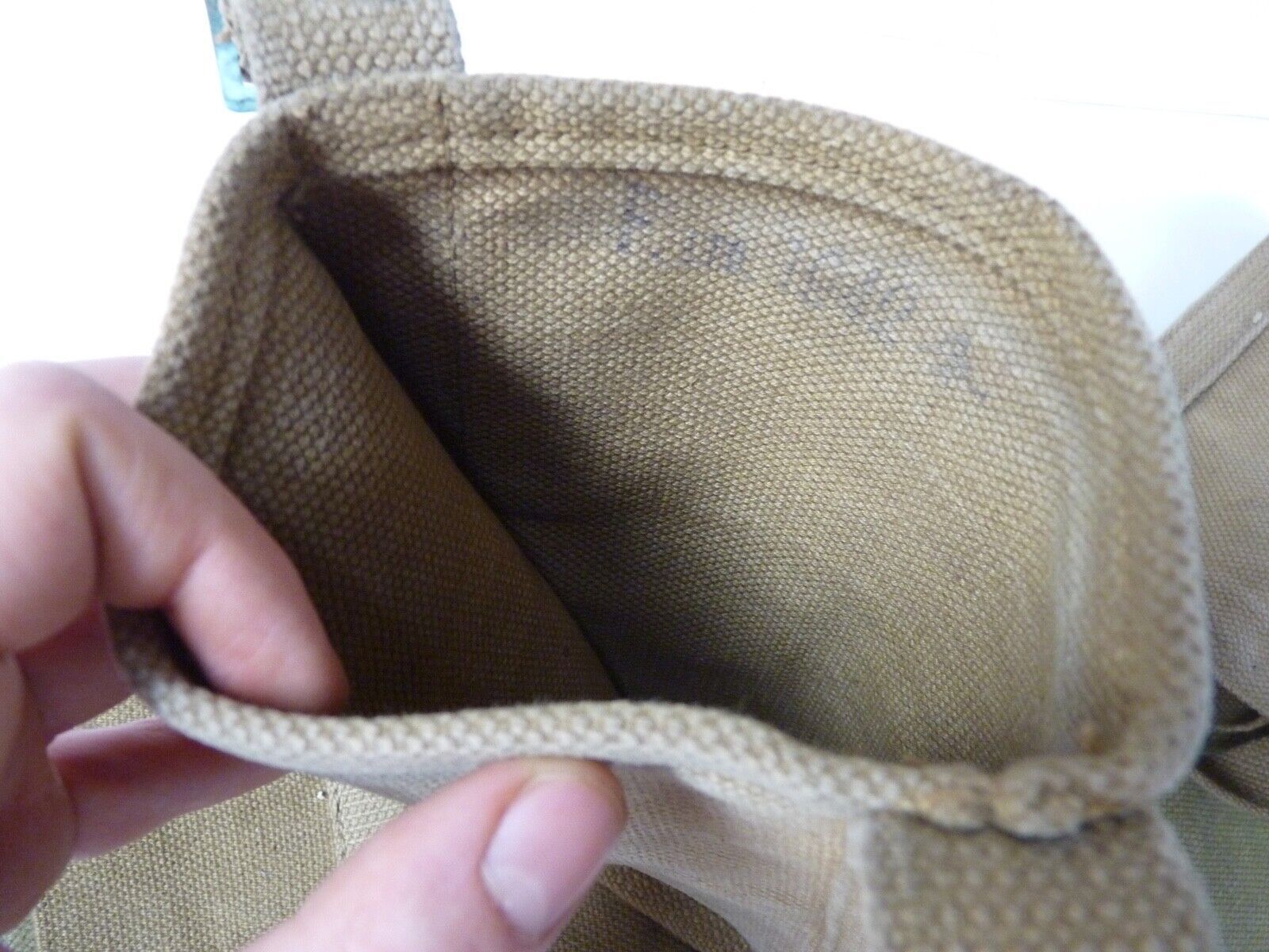 WW2 British Army 37 Pattern Water Bottle Carrier - Original Used Example - The Militaria Shop