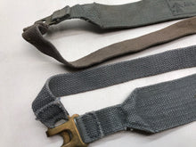 Load image into Gallery viewer, Original WW2 British Royal Air Force Blue 37 Pattern L Strap Set - The Militaria Shop