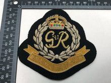 Load image into Gallery viewer, British Army Bullion Embroidered Blazer Badge - Military Police - Kings Crown - The Militaria Shop