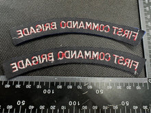 Load image into Gallery viewer, First Commando Brigade British Army Shoulder Titles - Nice Reproduction - The Militaria Shop