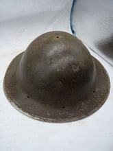 Load image into Gallery viewer, Original WW2 British Style South African Mk2 Army Combat Helmet - The Militaria Shop