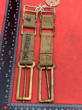 Load image into Gallery viewer, Original WW2 British Army 37 Pattern Brace Adaptor Pair - The Militaria Shop