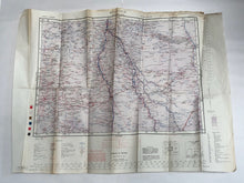 Load image into Gallery viewer, Original WW2 British Army / RAF Map Showing RAF Bases - Khartoum Africa - The Militaria Shop