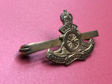 Load image into Gallery viewer, Original WW1 WW2 British Army Sweetheart Brooch - Royal Artillery - The Militaria Shop