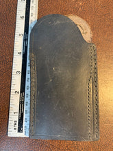 Load image into Gallery viewer, Black Leather Belt Pistol Holster - B62 - The Militaria Shop