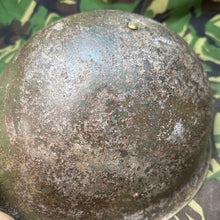 Load image into Gallery viewer, Original WW2 British / Canadian Army Mk3 Turtle Helmet & Liner - The Militaria Shop