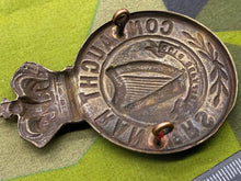 Load image into Gallery viewer, British Army Victorian Crowned CONNAUGHT RANGERS Cross Belt Plate / Badge - The Militaria Shop