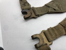 Charger l'image dans la galerie, Original WW2 British Army 37 Pattern Canvass L Straps Set - The Militaria Shop