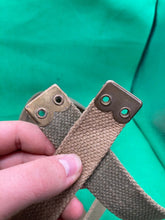 Load image into Gallery viewer, Original WW2 Pattern British Army L Straps Pair - 37 Pattern Webbing Haversack - The Militaria Shop