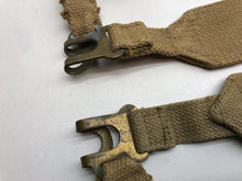 Load image into Gallery viewer, Original WW2 British Army L Strap 37 Pattern Set - Wartime Dated - Old Stock - The Militaria Shop