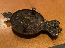 Load image into Gallery viewer, Original Monmouthshire Regiment (South Wales Borders) Post 1881 Glengarry Badge - The Militaria Shop