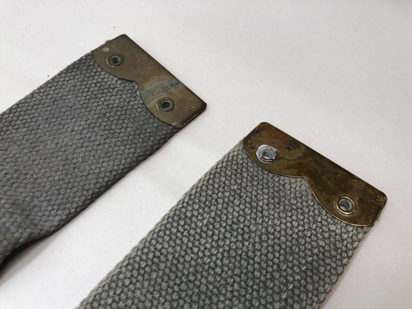 Original WW2 British Royal Air Force Blue 37 Pattern L Strap Set - The Militaria Shop