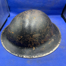 Load image into Gallery viewer, Original WW2 British Army Mk2 Brodie Combat Helmet - The Militaria Shop