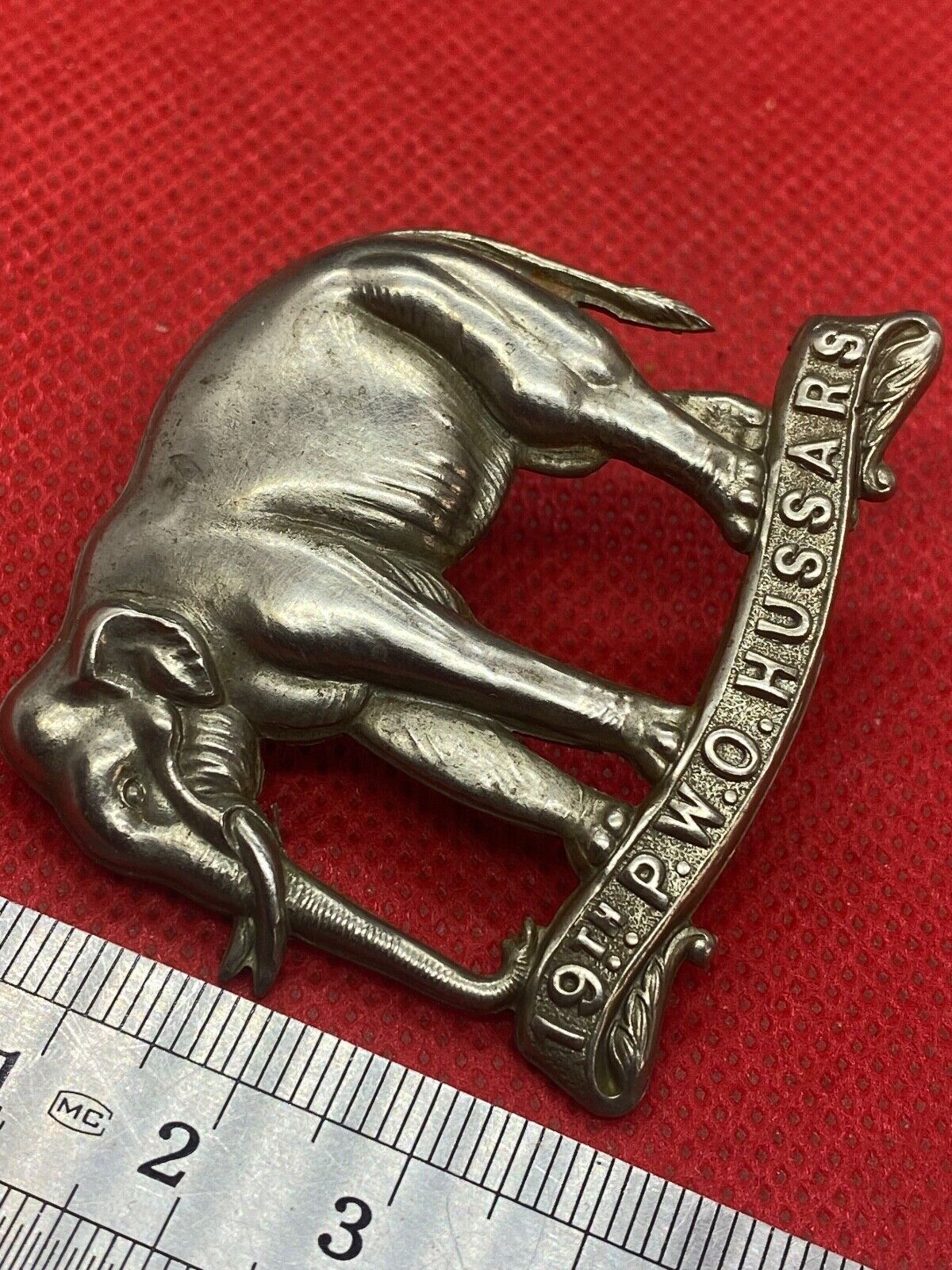 Original British Army 19th Alexandra Prince of Wales's Hussars Cap/Collar B - The Militaria Shop