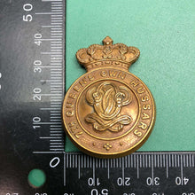 Load image into Gallery viewer, Original Victorian British Army Cap Badge - 7th Queen's Own Hussars - The Militaria Shop