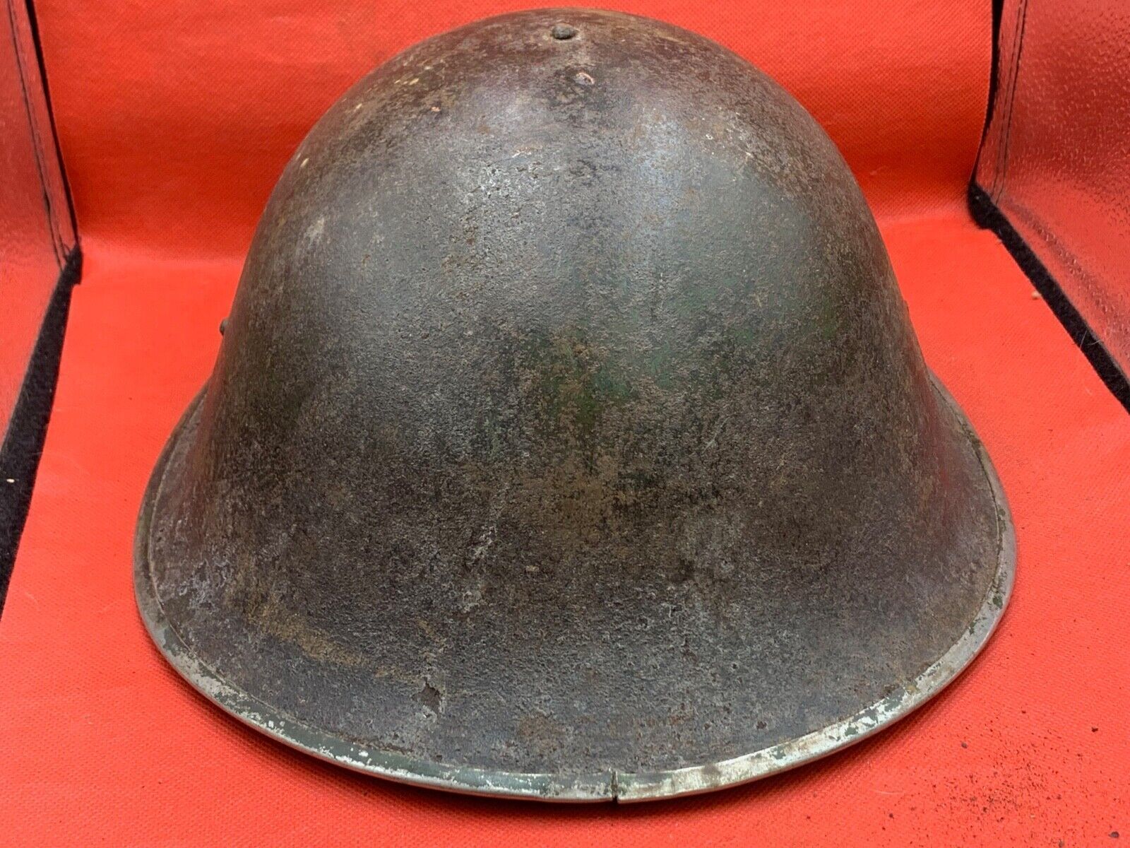 Mk3 Turtle Helmet - Original WW2 British / Canadian Army Combat Helmet - The Militaria Shop