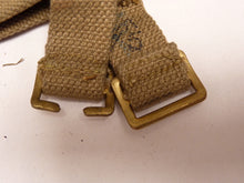 Load image into Gallery viewer, Original WW2 1944 Dated British Army 37 Pattern Water Bottle Carrier Harness - The Militaria Shop