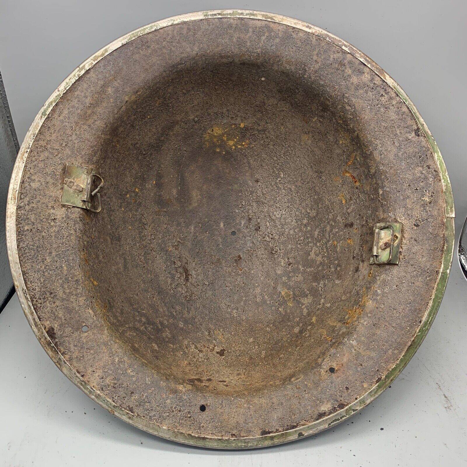 Original WW2 South African Army Mk2 Brodie Helmet - British Style Combat Helmet - The Militaria Shop