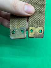 Load image into Gallery viewer, Original WW2 British Army 37 Pattern L Straps - M.E.Co - 1943 Dated - The Militaria Shop