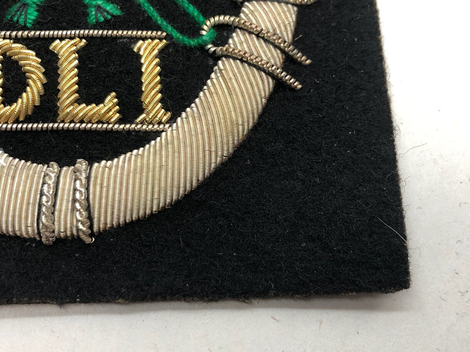 British Army Bullion Embroidered Blazer Badge - Durham Light Infantry - The Militaria Shop