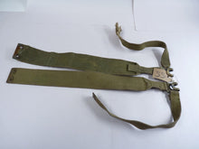 Load image into Gallery viewer, Original WW2 Pattern British Army L Straps Pair - 37 Pattern Webbing Haversack - The Militaria Shop